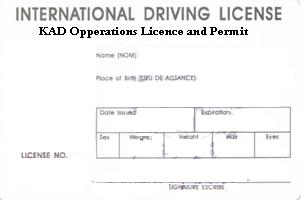 Anglain International Drivers Lisence